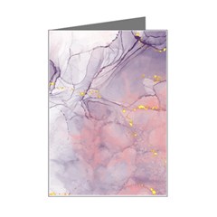 Liquid Marble Mini Greeting Card by BlackRoseStore