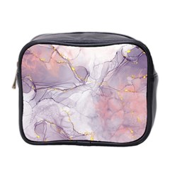 Liquid Marble Mini Toiletries Bag (two Sides) by BlackRoseStore