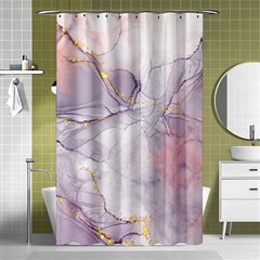 Liquid Marble Shower Curtain 48  X 72  (small)  by BlackRoseStore