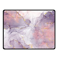 Liquid Marble Two Sides Fleece Blanket (small) by BlackRoseStore