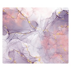 Liquid Marble Two Sides Premium Plush Fleece Blanket (small) by BlackRoseStore