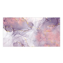 Liquid Marble Satin Shawl 45  X 80  by BlackRoseStore