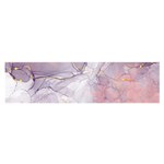 Liquid Marble Oblong Satin Scarf (16  x 60 ) Front