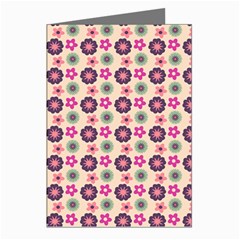 Cute Floral Pattern Greeting Cards (pkg Of 8) by GardenOfOphir