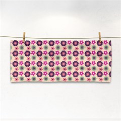 Cute Floral Pattern Hand Towel by GardenOfOphir