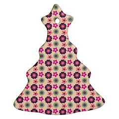 Cute Floral Pattern Ornament (christmas Tree)  by GardenOfOphir