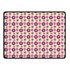 Cute Floral Pattern Two Sides Fleece Blanket (small) by GardenOfOphir