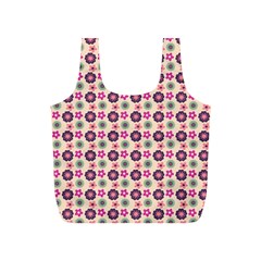 Cute Floral Pattern Full Print Recycle Bag (s) by GardenOfOphir