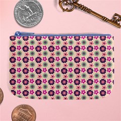 Cute Floral Pattern Large Coin Purse by GardenOfOphir