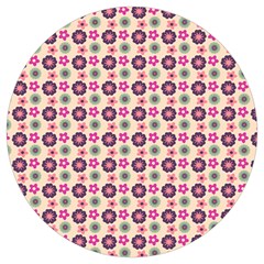 Cute Floral Pattern Round Trivet by GardenOfOphir