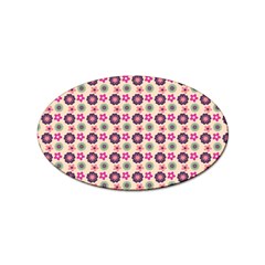 Cute Floral Pattern Sticker Oval (10 Pack) by GardenOfOphir