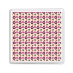 Cute Floral Pattern Memory Card Reader (Square) Front