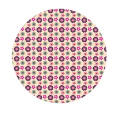 Cute Floral Pattern Mini Round Pill Box (pack Of 5) by GardenOfOphir