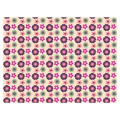 Cute Floral Pattern Two Sides Premium Plush Fleece Blanket (extra Small)