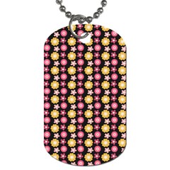 Cute Floral Pattern Dog Tag (one Side) by GardenOfOphir