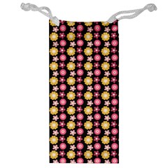 Cute Floral Pattern Jewelry Bag by GardenOfOphir