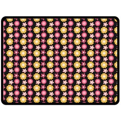 Cute Floral Pattern Fleece Blanket (large) by GardenOfOphir