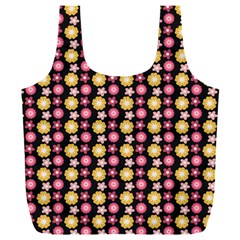 Cute Floral Pattern Full Print Recycle Bag (xxxl) by GardenOfOphir