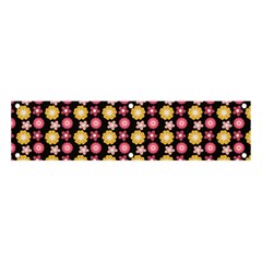 Cute Floral Pattern Banner And Sign 4  X 1  by GardenOfOphir