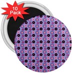 Cute Floral Pattern 3  Magnets (10 pack)  Front