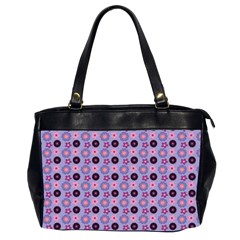 Cute Floral Pattern Oversize Office Handbag (2 Sides) by GardenOfOphir