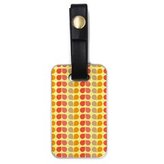 Colorful Leaf Pattern Luggage Tag (one Side) by GardenOfOphir