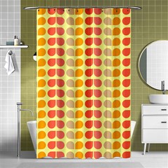 Colorful Leaf Pattern Shower Curtain 48  X 72  (small)  by GardenOfOphir