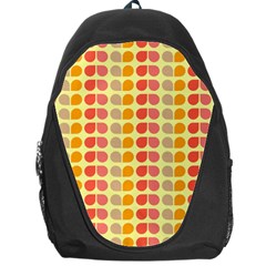 Colorful Leaf Pattern Backpack Bag by GardenOfOphir