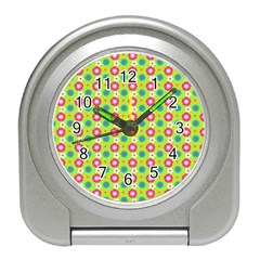 Cute Floral Pattern Travel Alarm Clock