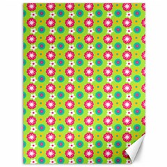 Cute Floral Pattern Canvas 36  x 48 