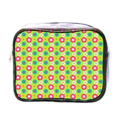 Cute Floral Pattern Mini Toiletries Bag (One Side)