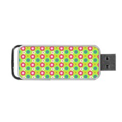 Cute Floral Pattern Portable Usb Flash (two Sides) by GardenOfOphir