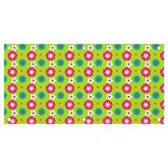 Cute Floral Pattern Banner And Sign 4  X 2  by GardenOfOphir