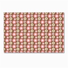 Cute Floral Pattern Postcard 4 x 6  (pkg Of 10) by GardenOfOphir