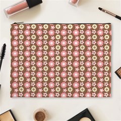 Cute Floral Pattern Cosmetic Bag (xl) by GardenOfOphir