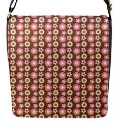 Cute Floral Pattern Flap Closure Messenger Bag (s) by GardenOfOphir