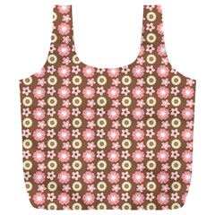 Cute Floral Pattern Full Print Recycle Bag (xxxl) by GardenOfOphir