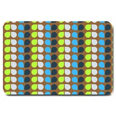 Colorful Leaf Pattern Large Doormat by GardenOfOphir