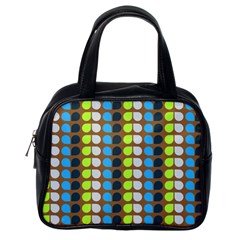 Colorful Leaf Pattern Classic Handbag (one Side) by GardenOfOphir