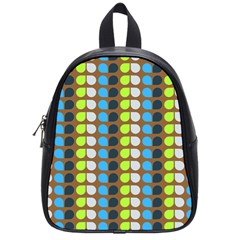 Colorful Leaf Pattern School Bag (small) by GardenOfOphir