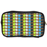 Colorful Leaf Pattern Toiletries Bag (Two Sides) Front