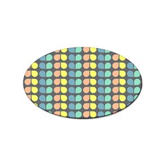 Colorful Leaf Pattern Sticker Oval (100 Pack) by GardenOfOphir