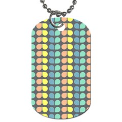 Colorful Leaf Pattern Dog Tag (two Sides) by GardenOfOphir