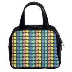 Colorful Leaf Pattern Classic Handbag (two Sides) by GardenOfOphir