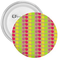 Colorful Leaf Pattern 3  Buttons by GardenOfOphir