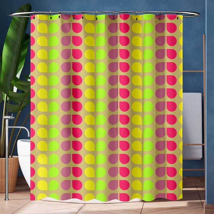 Colorful Leaf Pattern Shower Curtain 60  x 72  (Medium) 