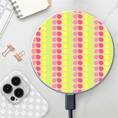 Colorful Leaf Pattern Wireless Fast Charger(white) by GardenOfOphir