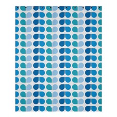 Blue Green Leaf Pattern Shower Curtain 60  X 72  (medium)  by GardenOfOphir