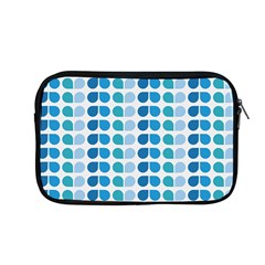 Blue Green Leaf Pattern Apple Macbook Pro 13  Zipper Case by GardenOfOphir