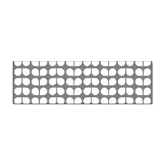 Gray And White Leaf Pattern Sticker Bumper (100 Pack) by GardenOfOphir